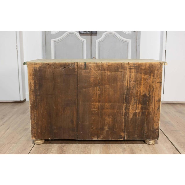 Wood 18th Century French Painted Commode Circa 1760 For Sale - Image 7 of 11