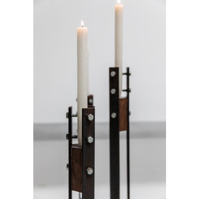 Candlebras by Gerard Kuijpers, 1980s, Set of 4 For Sale - Image 6 of 17