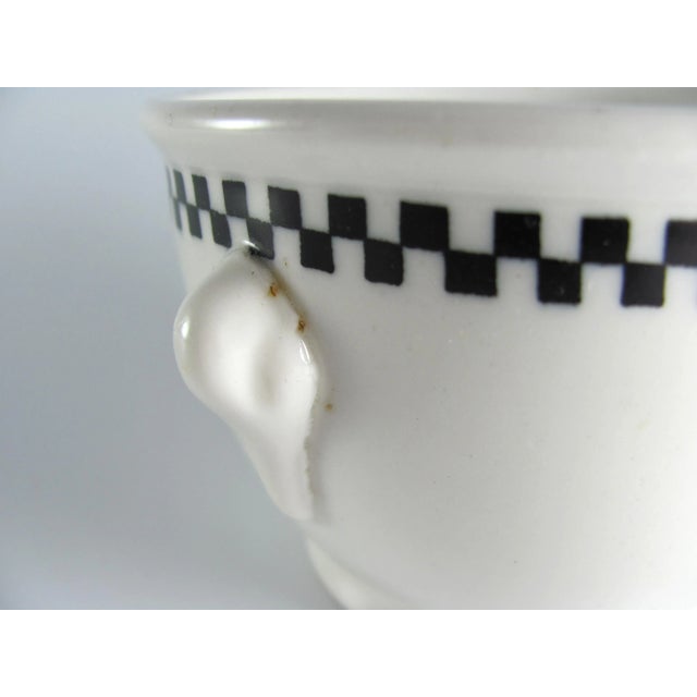1937 American Diner Black Checks Checkers Checkered Restaurant Ware