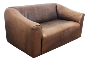 DS47 2-Seater Sofa in Leather from de Sede, 1970s