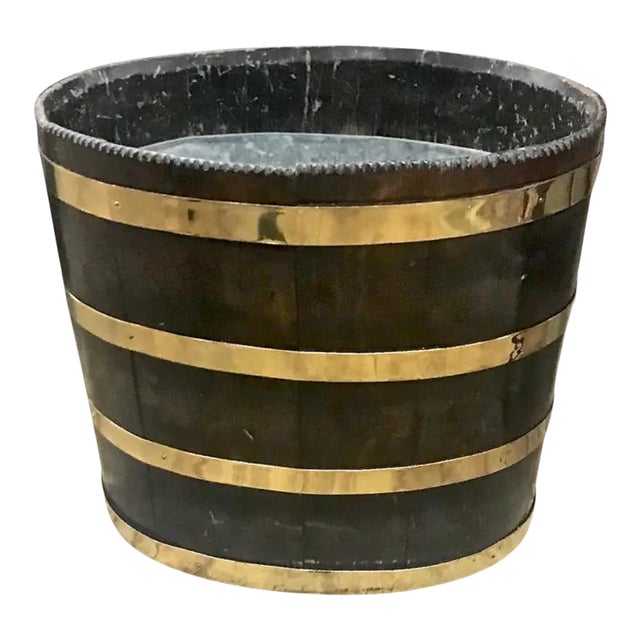 Large Peat Bucket, Early 19th Century For Sale