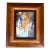 1970’s Original Abstract Small Pastel Drawing Wide Wood Frame Signed For Sale