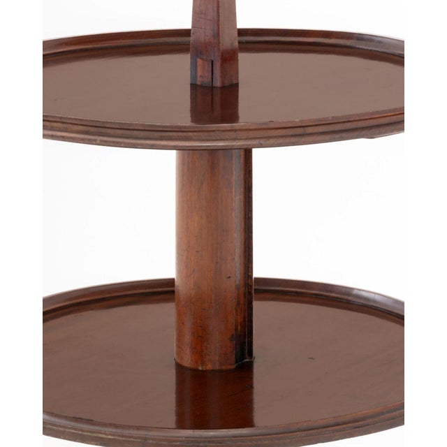 Early 20th Century Regency Style Mahogany Adjustable Dumbwaiter For Sale - Image 5 of 8