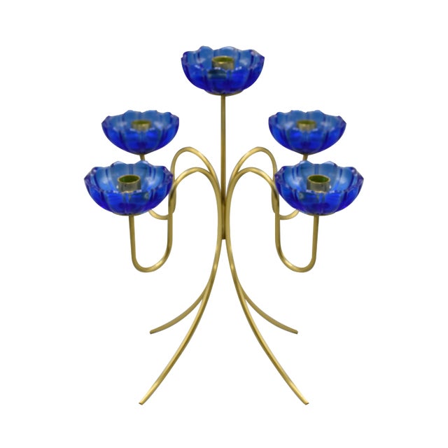 Candleholder by Gunnar Ander for Ystad Metal, Sweden, 1970s For Sale