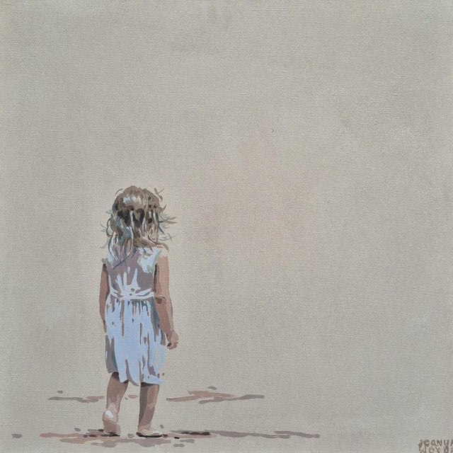 Joanna Woyda, the Beach: A Walk, 2026, Acrylic on Canvas For Sale - Image 4 of 4