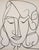 Françoise Gilot, Portrait de femme timide, Lithograph For Sale - Image 4 of 4