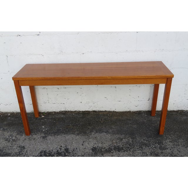 Interform Collection Danish Modern Long Library Console Table 6273 For Sale - Image 4 of 15