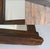 Antique 1910s Carved Oak Wall Mirror Arched Top Floral Wood Stamped #2375 32x17 For Sale - Image 11 of 12