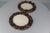 Brown Oval Carved Walnut Picture Frames with Flowers, 1920s, Set of 2 For Sale - Image 8 of 18