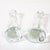 Pair of Signed Renato Anatra Transparent Sculptural Murano Glass Candlesticks For Sale - Image 14 of 17