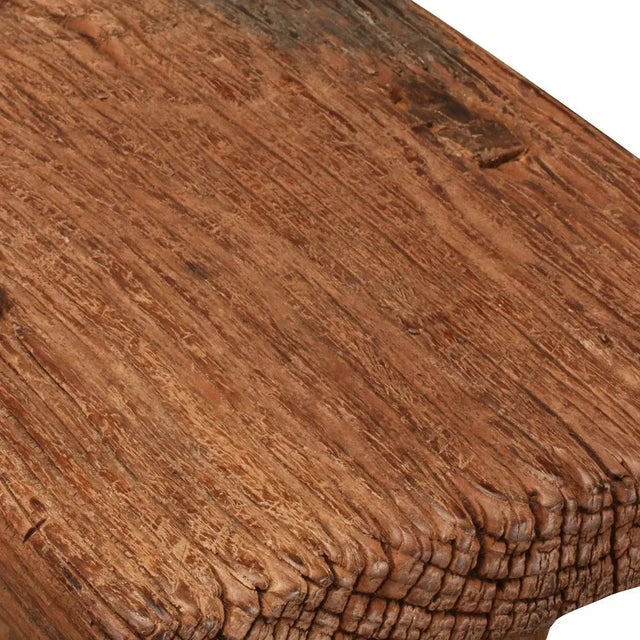 Thick Plank Top Console Table, 1890s For Sale - Image 5 of 6