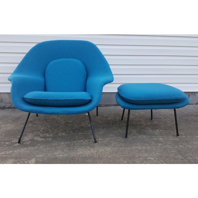 1950 S Vintage Saarinen Knoll Womb Chair And Ottoman Chairish