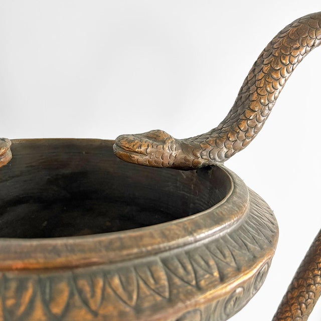 Hellenic Italian Bronze Amphora by Virgilio Bono, 1960s For Sale - Image 11 of 18