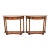 Maitland Smith Style French Empire Burl Wood and Gold Gilt Demilune Console Tables, Pair For Sale