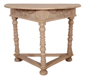 Dutch Console Table in Bleached Oak