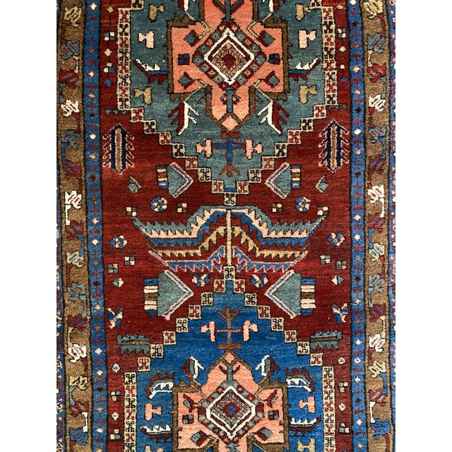 Antique Heriz Runner Rug, 1890s For Sale - Image 15 of 18