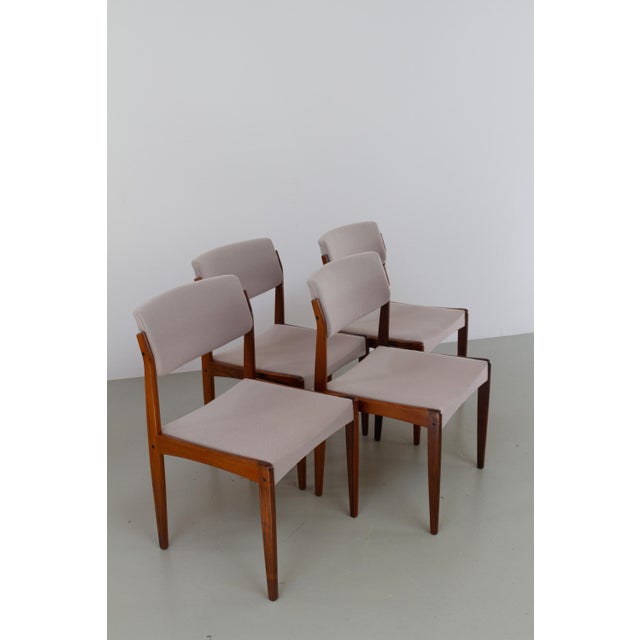 Danish Modern Rosewood Dining Chairs by H. W. Klein for Bramin, 1960s, Set of 4 For Sale - Image 11 of 18