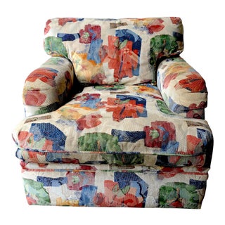 1990s Bernhardt Upholstered Accent Chair For Sale