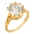 Antique Gia 3.55 Carat Old European Diamond 18k Gold Engagement Ring, Size 5.25 For Sale