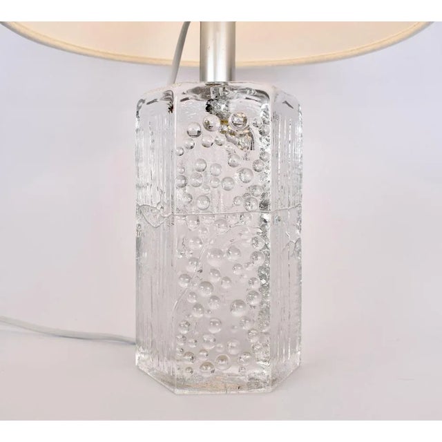 Crystal Structure Table Lamp by Willem Heesen for Royal Leerdam, 1967 For Sale - Image 9 of 13