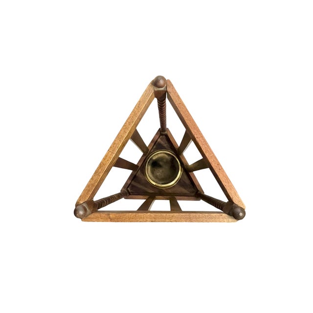 Antique English Bobbin-Turned Oak Umbrella & Cane Stand With Brass Liner For Sale - Image 10 of 16