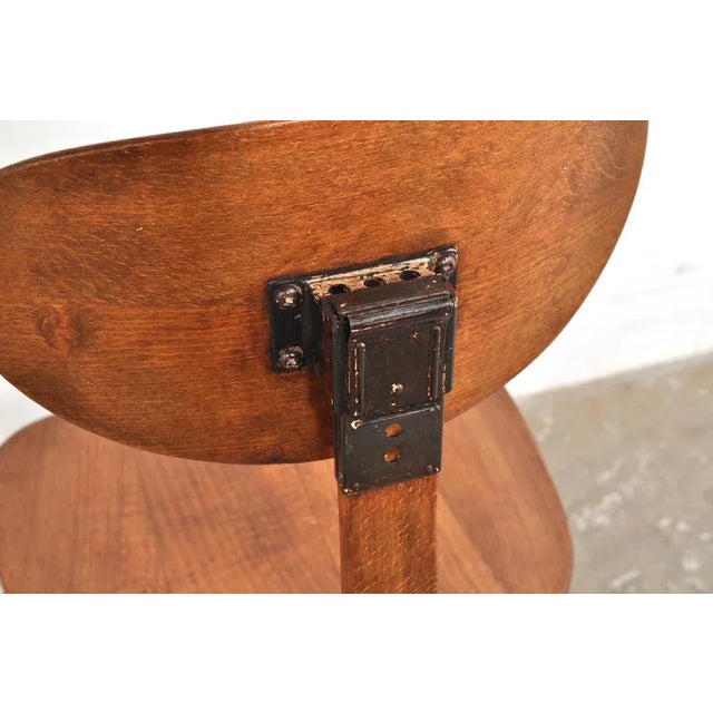 Vintage Desk Chair on Wheels by Albert Stoll for Stoll Giroflex, 1930s For Sale - Image 6 of 13