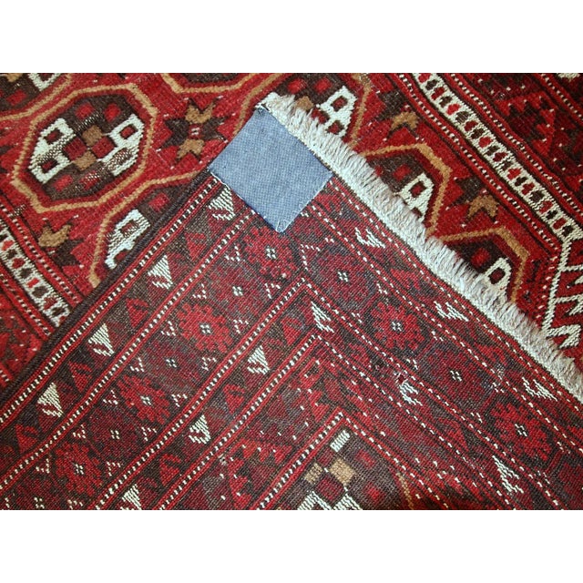 Textile 1920s Handmade Antique Prayer Afghan Adraskand Rug For Sale - Image 7 of 10