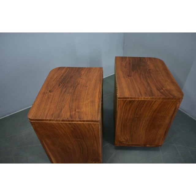 Art Deco Bedside Tables, Czechoslovakia, 1939, Set of 2 For Sale - Image 12 of 18