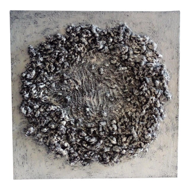 Set of 9 - High-End Framed 181' Large Textured Originals Gallery Wall by Diane Grant For Sale - Image 10 of 12