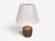 1960s Mid-Century Modern Einar Johansen, Rustic Brown Stoneware Table Lamp For Sale - Image 4 of 10