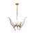 This piece originates from Italy circa 1980. Features eight arms composed of beautiful hand blown Murano elements with...