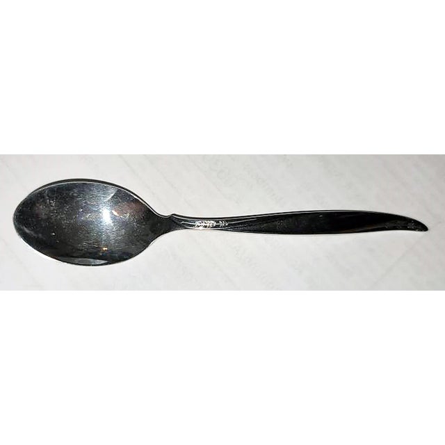 1960s 1960s Sterling Silver Demitasse Spoons, Set of 6 For Sale - Image 5 of 7