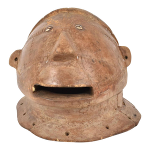 Early 20th Century Tabwa Helmet Mask