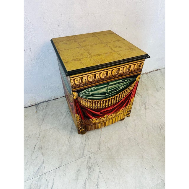 1980s Theatrical Storage Chest With Painted Design For Sale In Charleston - Image 6 of 9