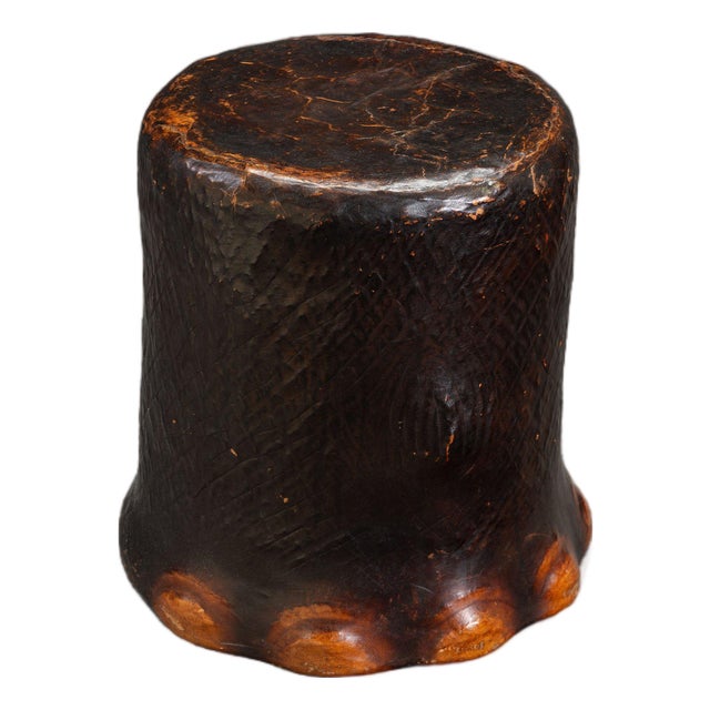 Antique Sculptural Stool, 1910s For Sale