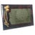 Large Art Nouveau Picture Frame in Leather and Gilt Brass, 1900 For Sale - Image 13 of 13