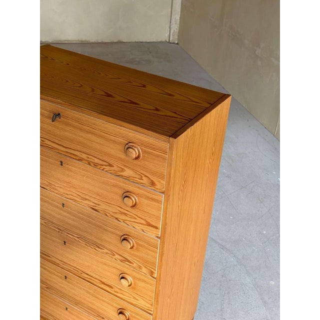 Wood Pinewood Chest of Drawers For Sale - Image 7 of 14