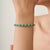 9.2 Carats Green Onyx & Cz Cocktail Tennis Bracelet in 925 Silver For Sale - Image 6 of 13
