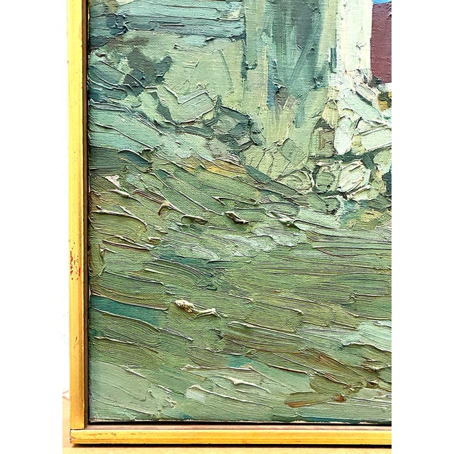 Mid 20th Century Mediterranean Street Scene Painting by Charles Brady (1926-1997) For Sale - Image 5 of 10