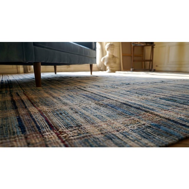 Late 19th Century American Shaker Rag Rug ( 8'10" x 11'3" - 270 x 343 ) For Sale - Image 11 of 11