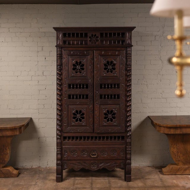 1800s French Breton Cabinet For Sale - Image 16 of 16