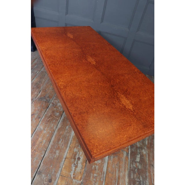 French Art Deco Dining Table in Amboyna, 1925 For Sale - Image 14 of 16