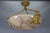 French Neoclassical Style Alabaster and Bronze Pendant Chandelier, 1920 For Sale - Image 10 of 18