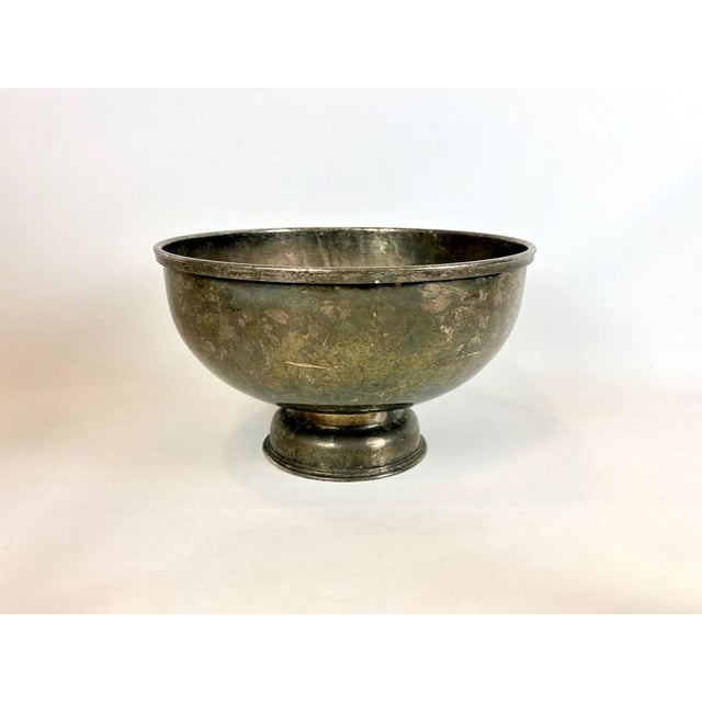 Large French Silver Plated Champagne Cooler Bowl, 1900s For Sale - Image 12 of 12