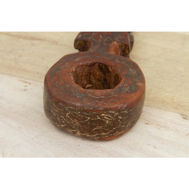 Primitive Himalayan Butter Churn Handle For Sale - Image 4 of 8