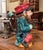 19th Century French Onnaing Hand-Painted Barbotine Soldier Pitcher For Sale In Dallas - Image 6 of 10