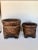 Footed Asian Style Wicker Storage Baskets - A Pair For Sale - Image 12 of 12