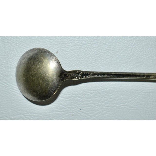 Silver Antique English Hallmarked Silver Serving Ladel/Spoon For Sale - Image 8 of 11