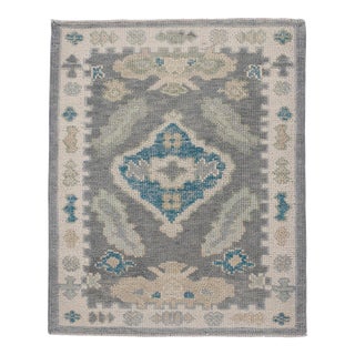 Turkish Oushak Rug 2'5" x 3' For Sale