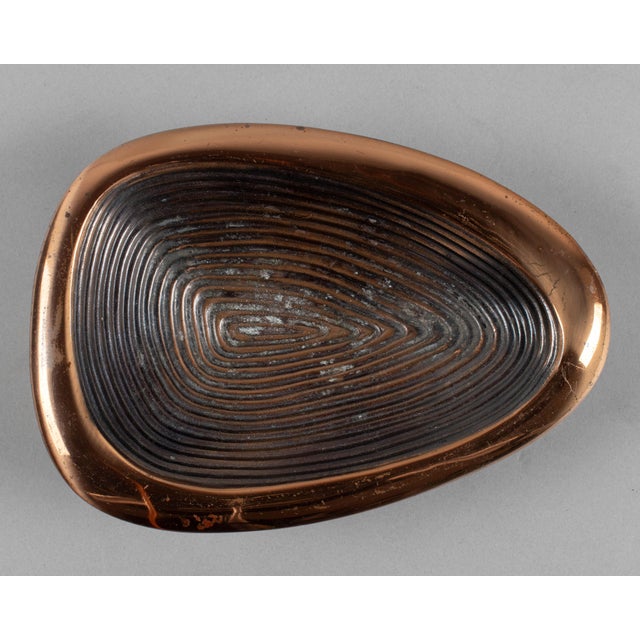 Ben Seibel Copper Jenfred-Ware Thumbprint Bowl For Sale - Image 11 of 15